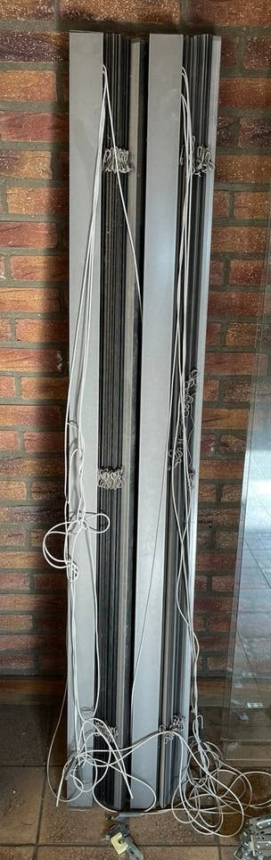 2 volets en aluminium anthracite 1,60 x 2,10 m (L x H), Maison & Meubles, Accessoires de montage inclus, 160 cm, 210 cm, Métal