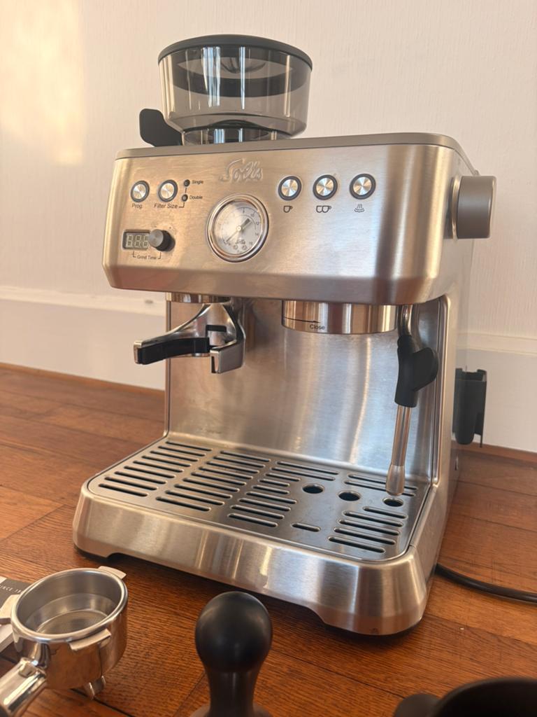 Machine espresso Solis Grind & Infuse Perfetta, Ophalen of Verzenden, Zo goed als nieuw
