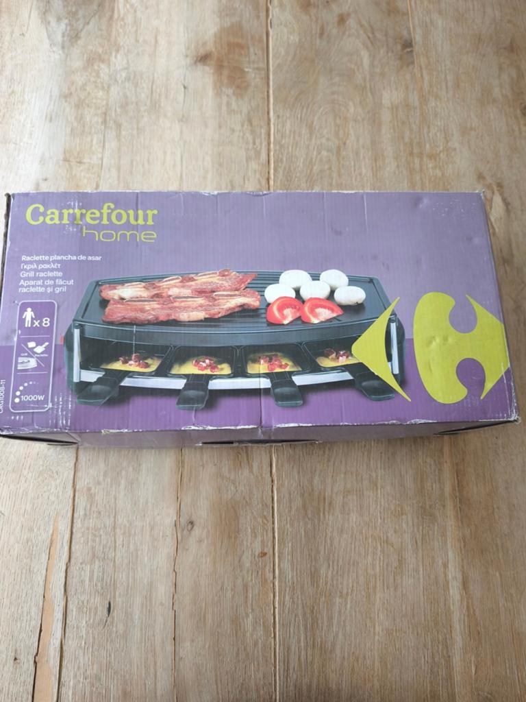 Appareil a raclette 8 personnes NEUF, Elektronische apparatuur, Grillplaten, Ophalen