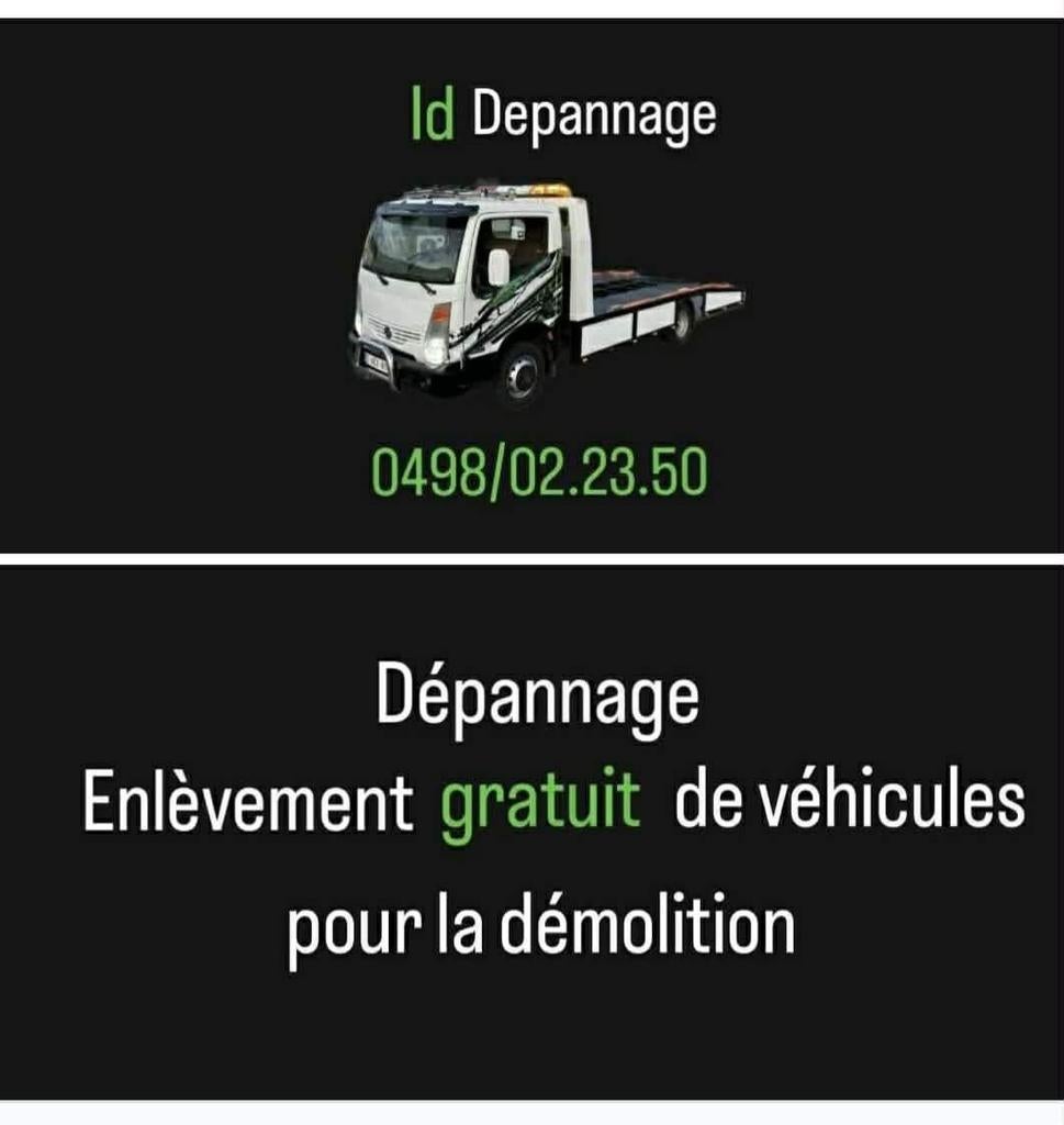 Dépannage remorquage Démolition