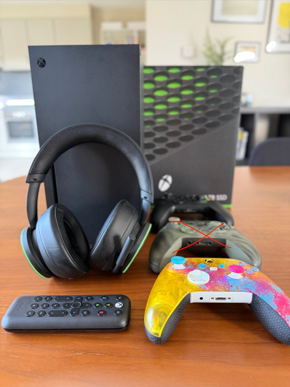 Xbox Series X – compleet met 2 controllers + accessoires, Ophalen, Zo goed als nieuw
