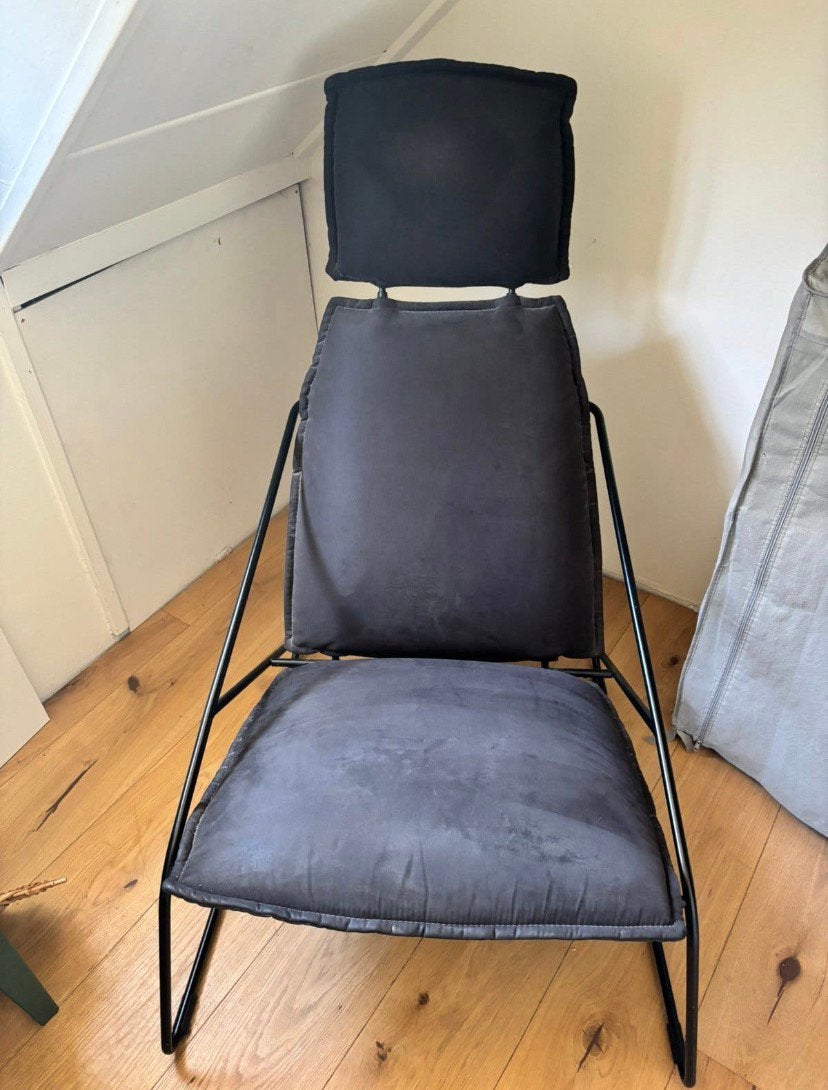 Vintage lounge zetel 1990, Ophalen, Zo goed als nieuw