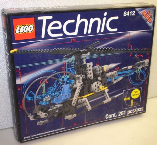 Lego Technic - 8412 - Nighthawk, Gebruikt, Lego, Compleet, Ophalen of Verzenden