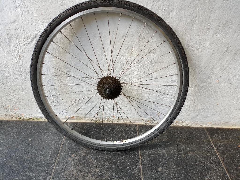 Fietswiel 28", Fietsen en Brommers, Fietsonderdelen, Ophalen, Gebruikt, Wiel, Shimano