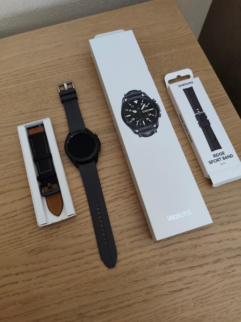 Galaxy watch 3 + Bracelets, Ophalen, IOS, Zo goed als nieuw, Samsung