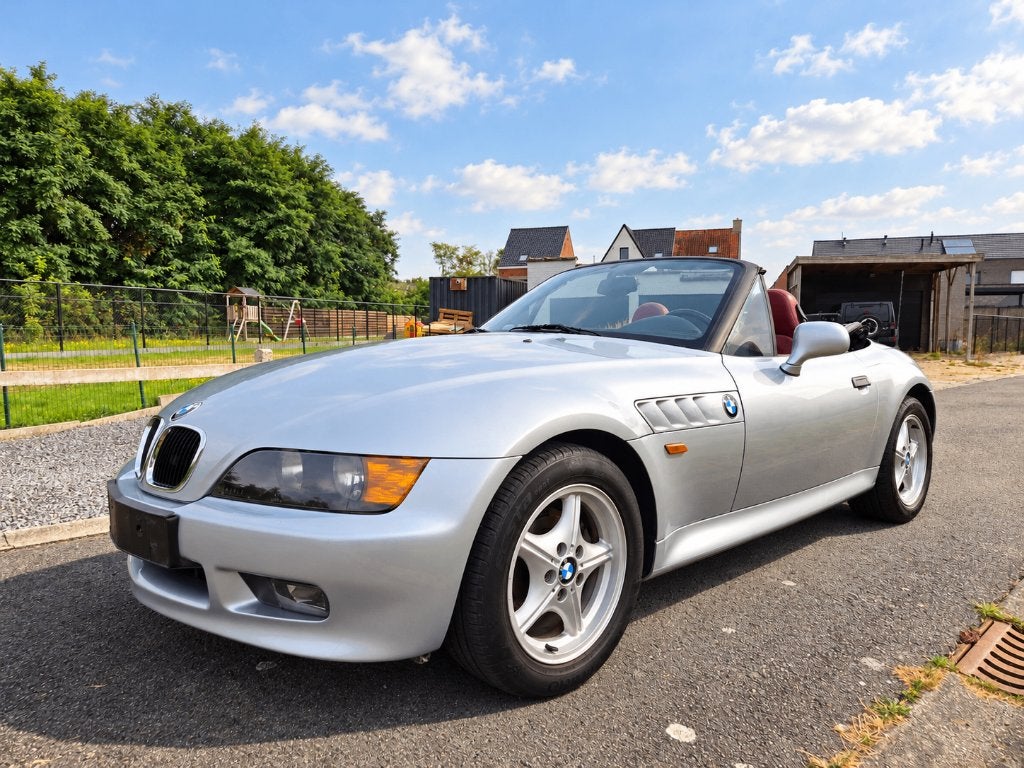 BMW Z3 1.9i Roadster – Airco – Oldtimer – 1 jaar Garantie, Autos, BMW, Argent ou Gris, Achat, Rétroviseurs électriques, 2 portes