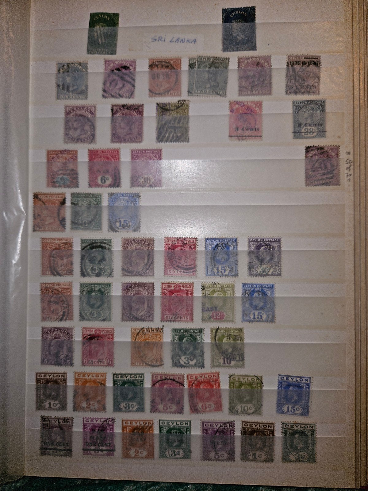 Ceylon postzegels, Postzegels en Munten, Verzenden