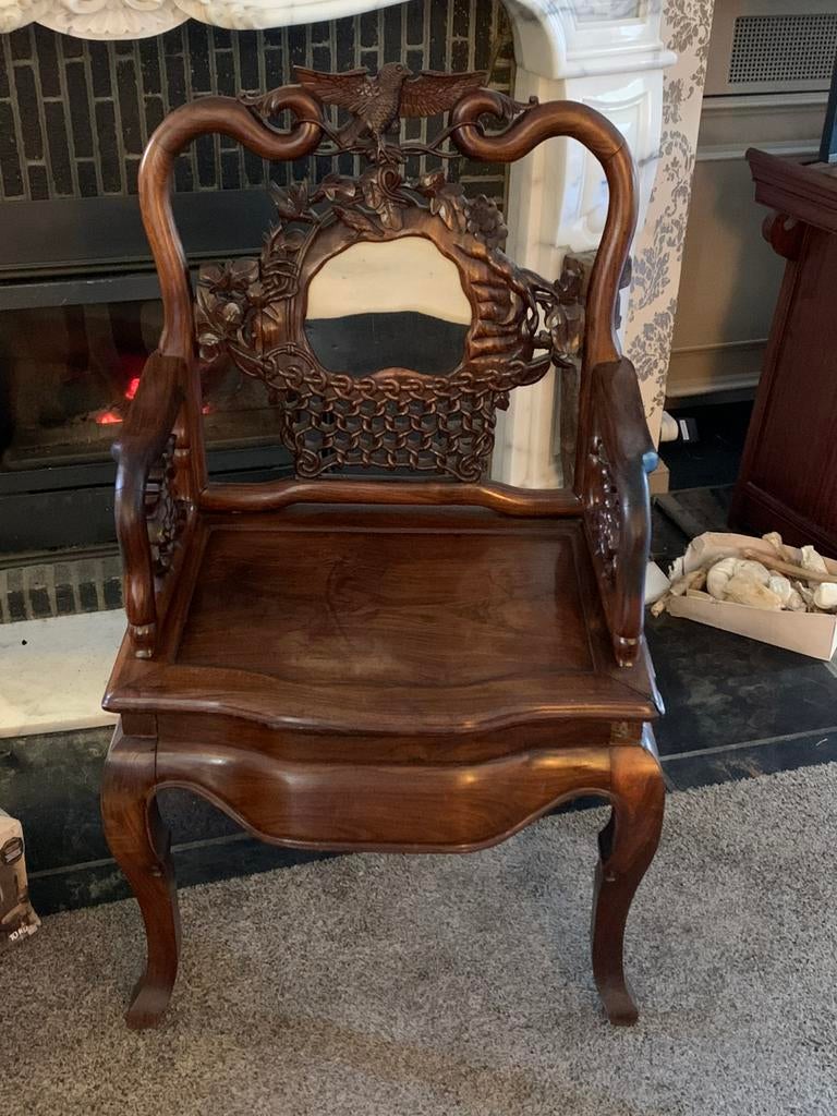 Chinese stoel, Ophalen