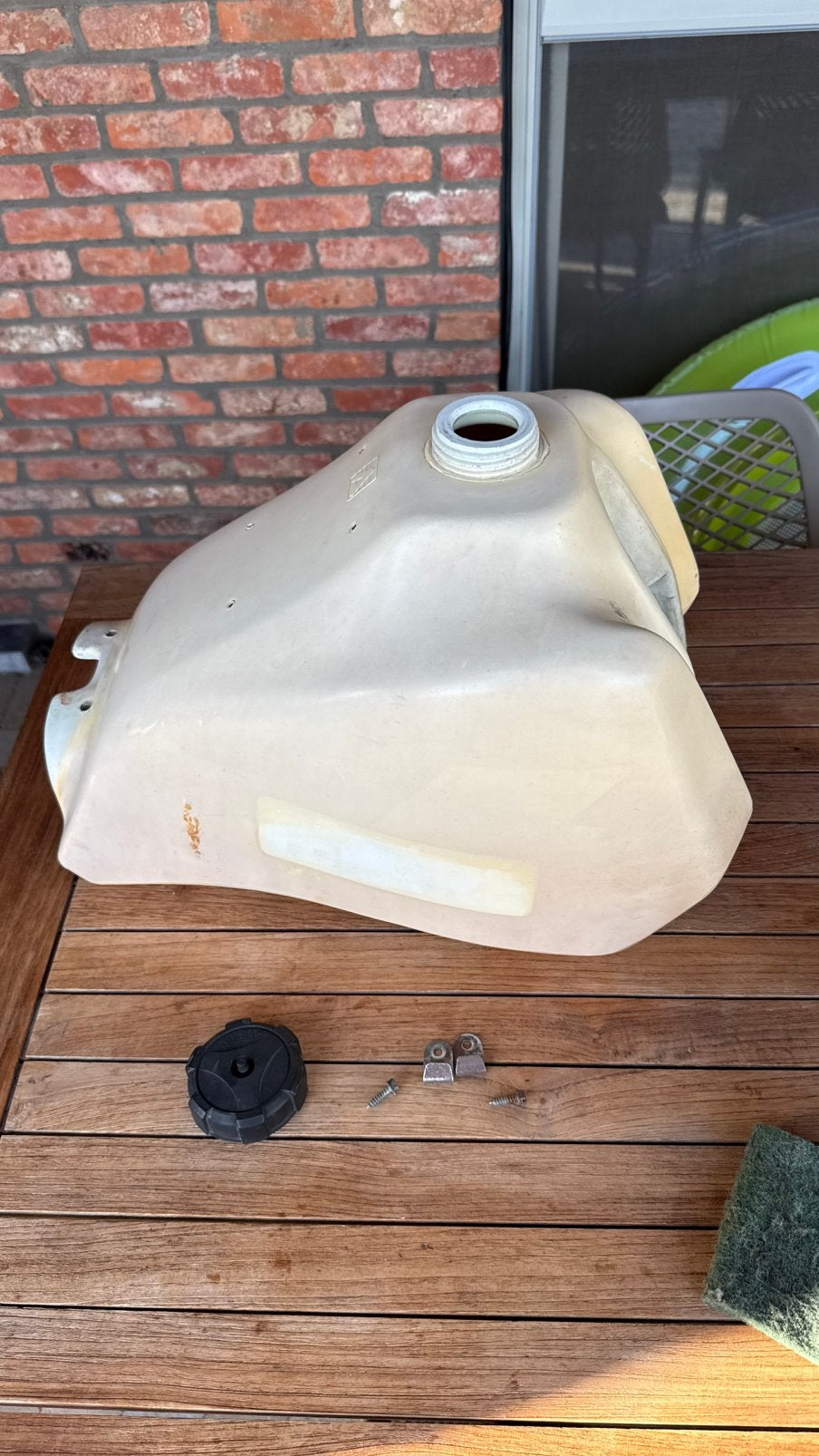 Acerbis xt500 yamaha benzine tank, Motoren, Ophalen, Gebruikt