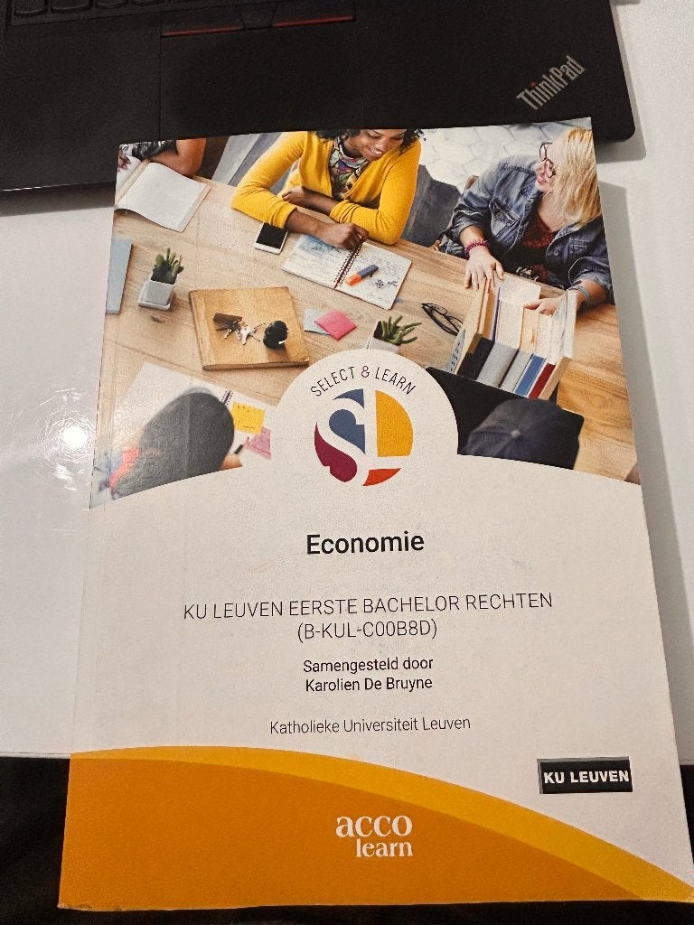 Economie KUL eerste bachelor rechten, Enlèvement, Comme neuf, Karolien De Bruyne