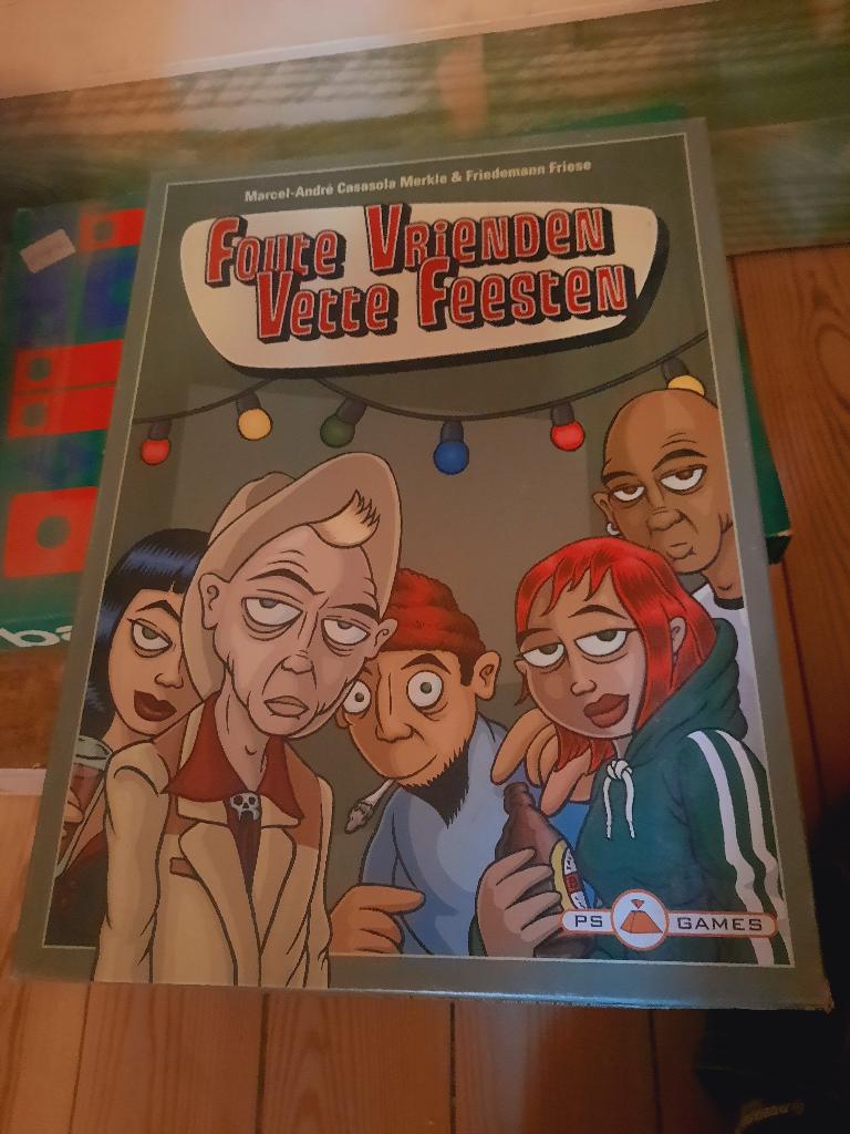Foute vrienden, vette feesten, bordspel van PS-games, Hobby en Vrije tijd, Gezelschapsspellen | Bordspellen, Ophalen of Verzenden