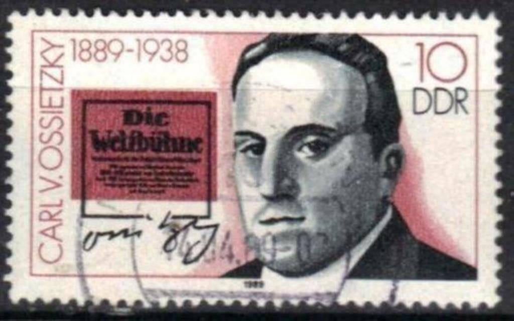 Allemagne DDR 1989 - Yvert 2840 - Personnalités (ST), Timbres & Monnaies, Timbres | Europe | Allemagne, Envoi, RDA, Affranchi