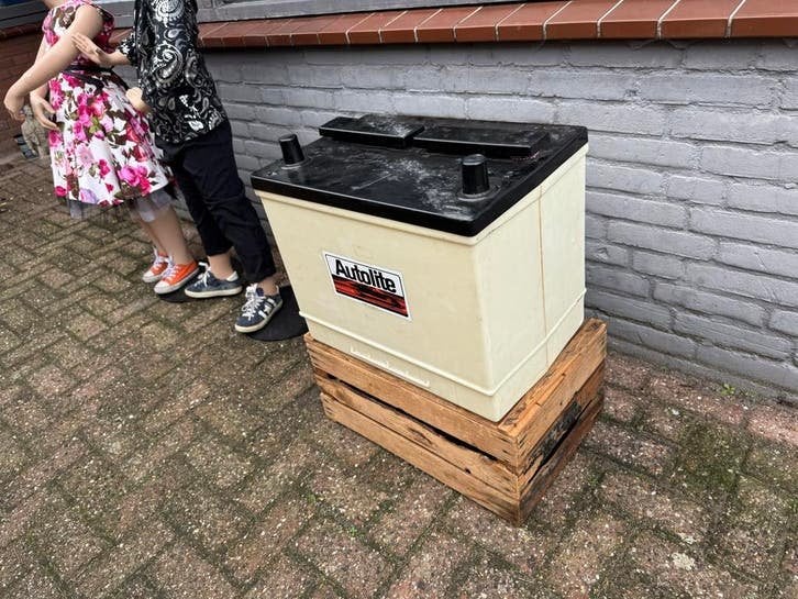 Grote Autolite Accu - reclame object