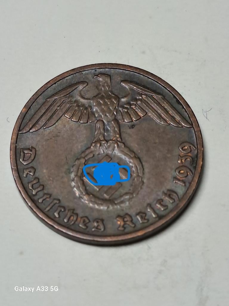 Allemagne 1 Reichspfennig 1939 F, Enlèvement ou Envoi, Allemagne, Monnaie en vrac