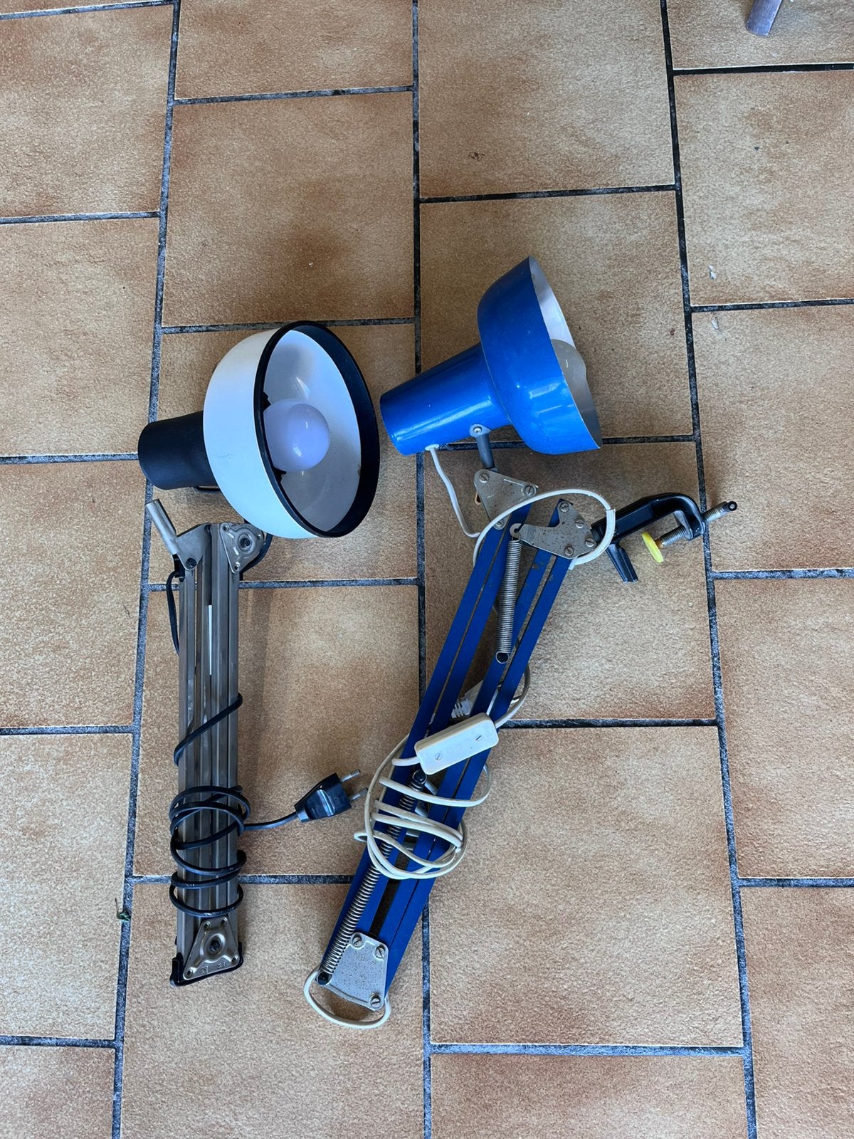 Lampes architectes, Maison & Meubles, Lampes | Autre, Enlèvement, Utilisé, Indus vintage