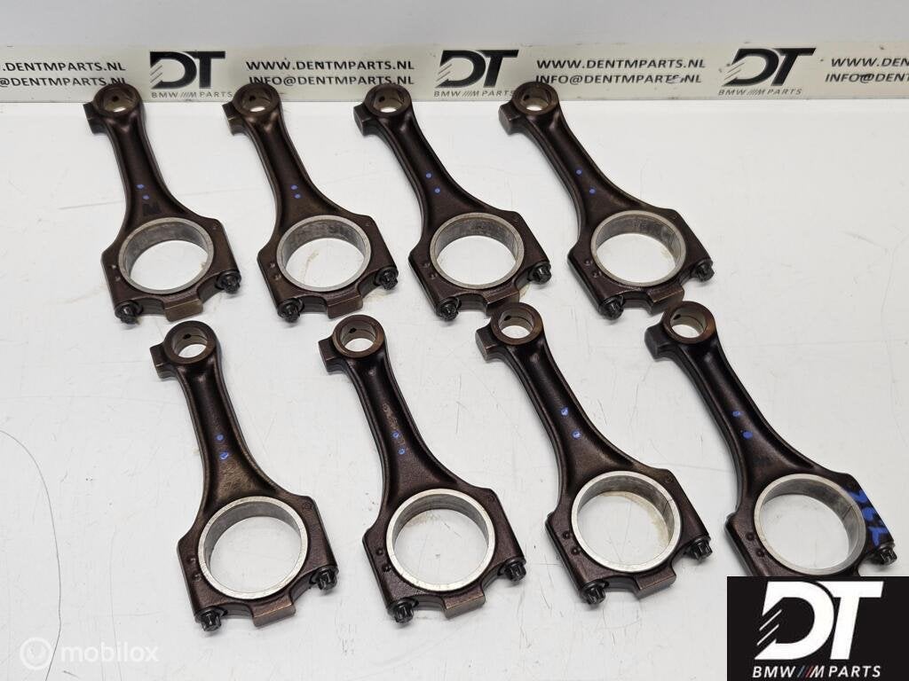 Drijfstang set 8x BMW E39 M5 S62 V8 S62B50 11241406978, Enlèvement ou Envoi, Utilisé, BMW, BMW