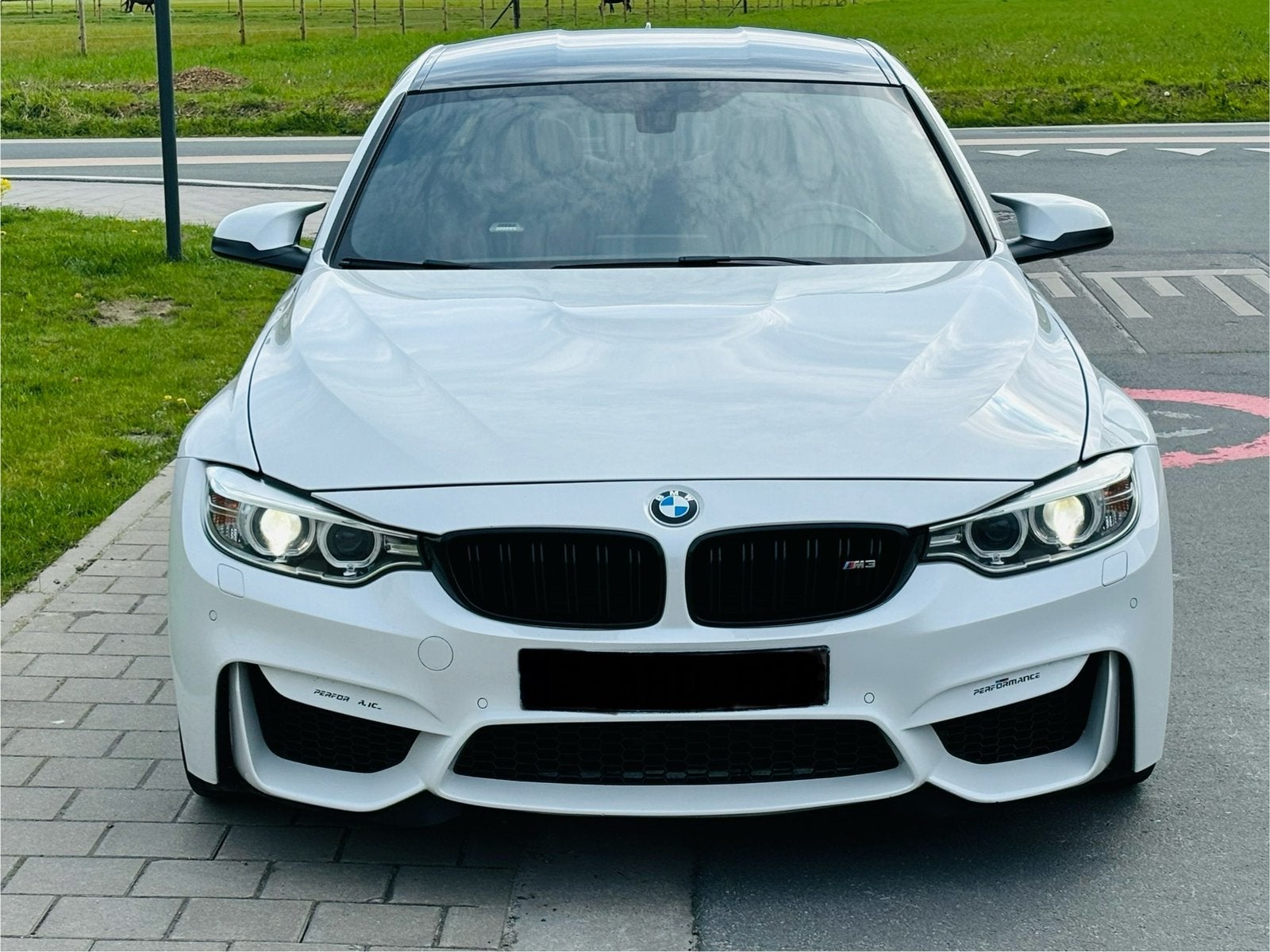 BMW M3 F80 2017 431PK CARBON RUILEN MOGELIJK, Autos, Cuir, Euro 6, Boîte manuelle, Entretenue par le concessionnaire