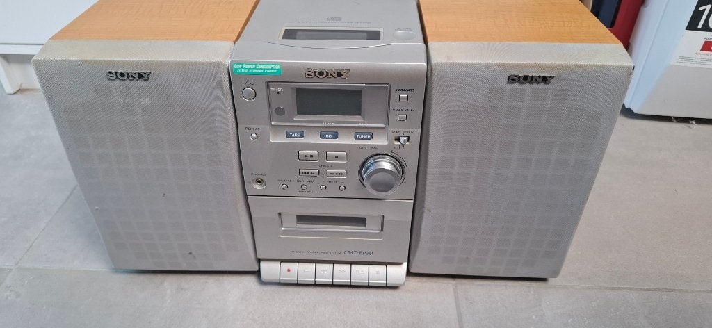 Microketen SONY (1 kanaal werkt niet) en enkel radio werkt, Ophalen, Gebruikt, Radio