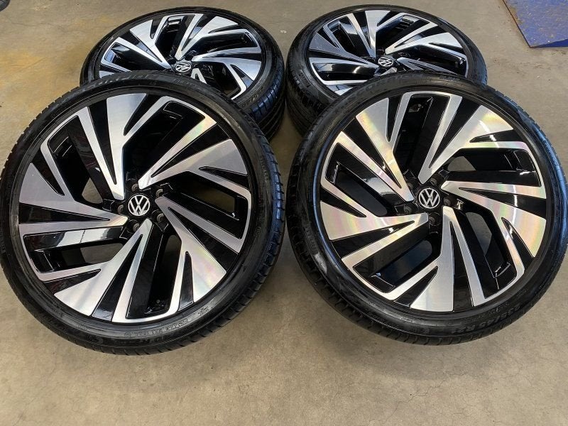 21 inch originele Narvik velgen Volkswagen ID.4 + zomerbande, Gebruikt, -, -, Banden en Velgen