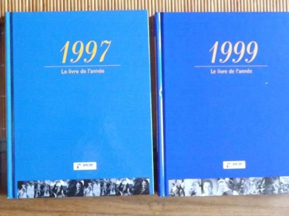Lot 2 livres au sujet des années 1997 et 1999, Ophalen of Verzenden, Gelezen, Maatschappij en Samenleving