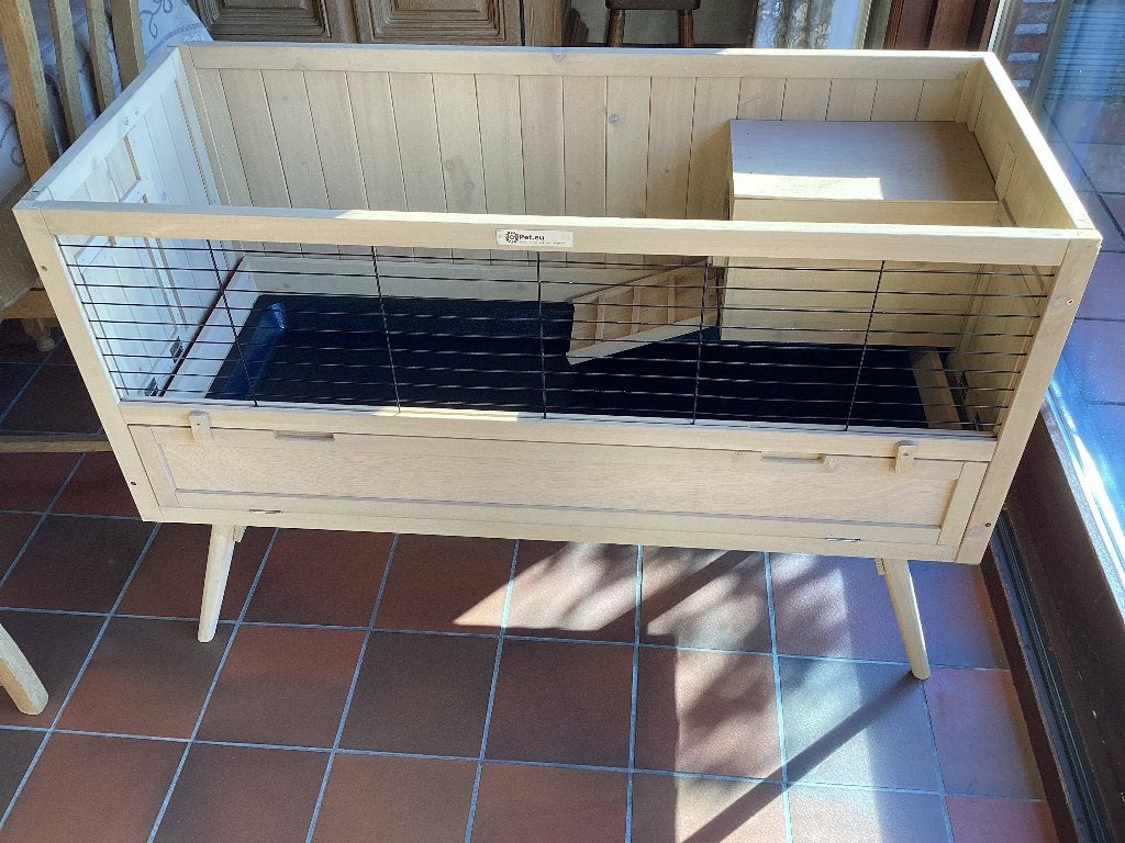 Binnenhok Nina voor cavia of konijn 120x50x82cm, Niche, Comme neuf, Cobaye, Enlèvement