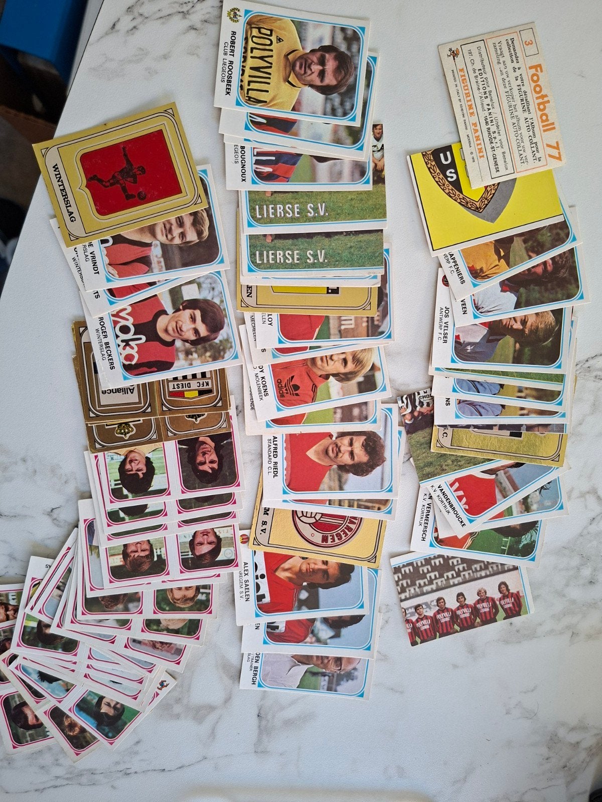 football 77 panini België GRATIS VERZENDEN IN BELGIË, Enlèvement ou Envoi