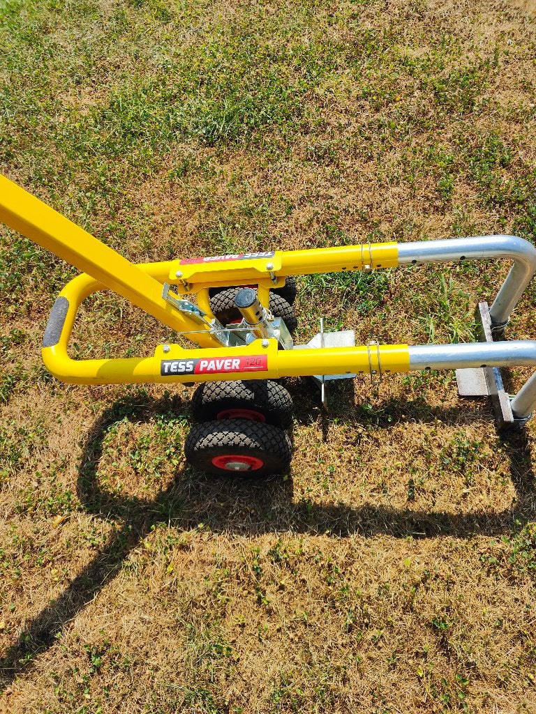 tesspaver 120T + verlengset grasdallen/grote tegels, Tuin en Terras, Ophalen, Gebruikt, Overige materialen, Terrastegels