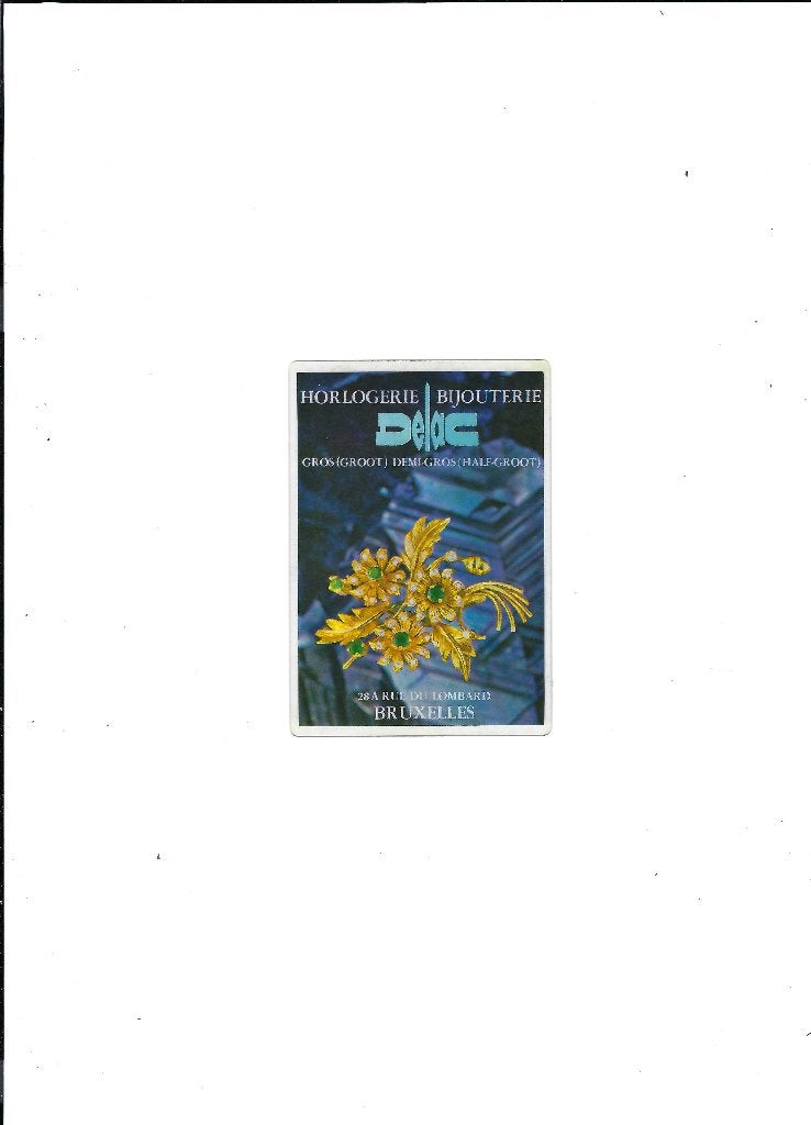 calendrier de poche 1989 (plastifié), Enlèvement ou Envoi, Utilisé