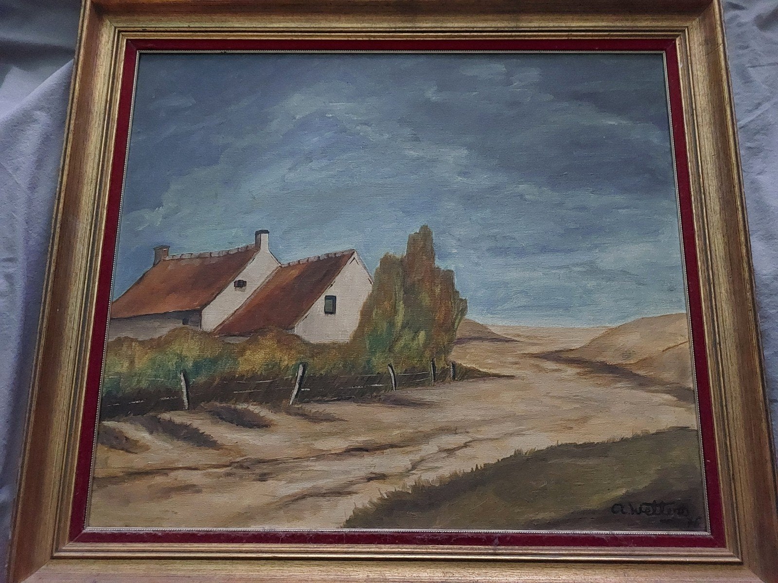 Landschap schilderij, Antiek en Kunst, Ophalen