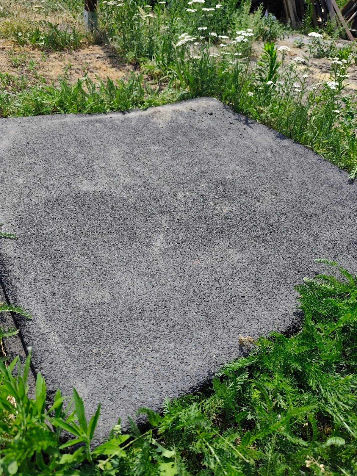 2x grote rubberen mat/tegel, Ophalen, Gebruikt, Minder dan 5 m², Overige typen