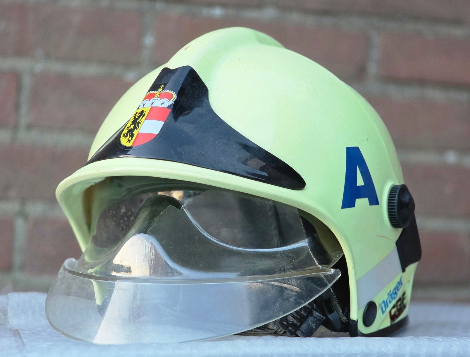 Casque de sapeurs-pompiers autrichiens Gallet Salzburg, Collections, Enlèvement ou Envoi