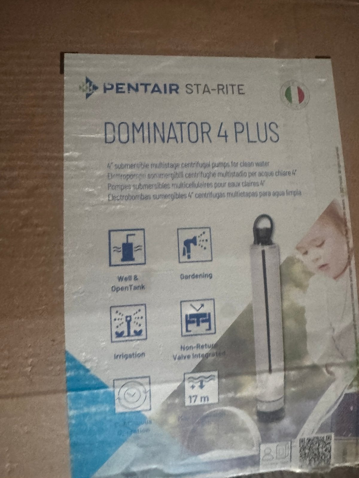 Dominator 4 plus opvoerpomp pentair nieuw, Ophalen, Zo goed als nieuw