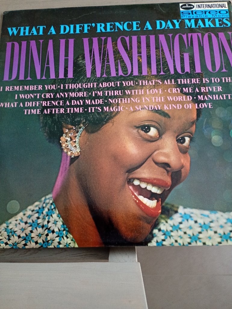 Dinah Washington - What a difference a day makes, Cd's en Dvd's, Vinyl | Jazz en Blues, LP, Gebruikt, Verzenden, Fotohoes