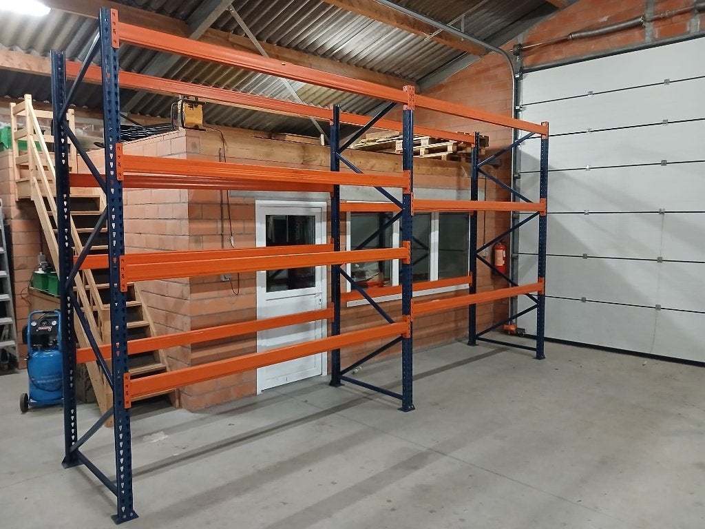 Palletstelling Mecalux H3m B2,6m D1,1m (tot 56m beschikbaar), Ophalen of Verzenden