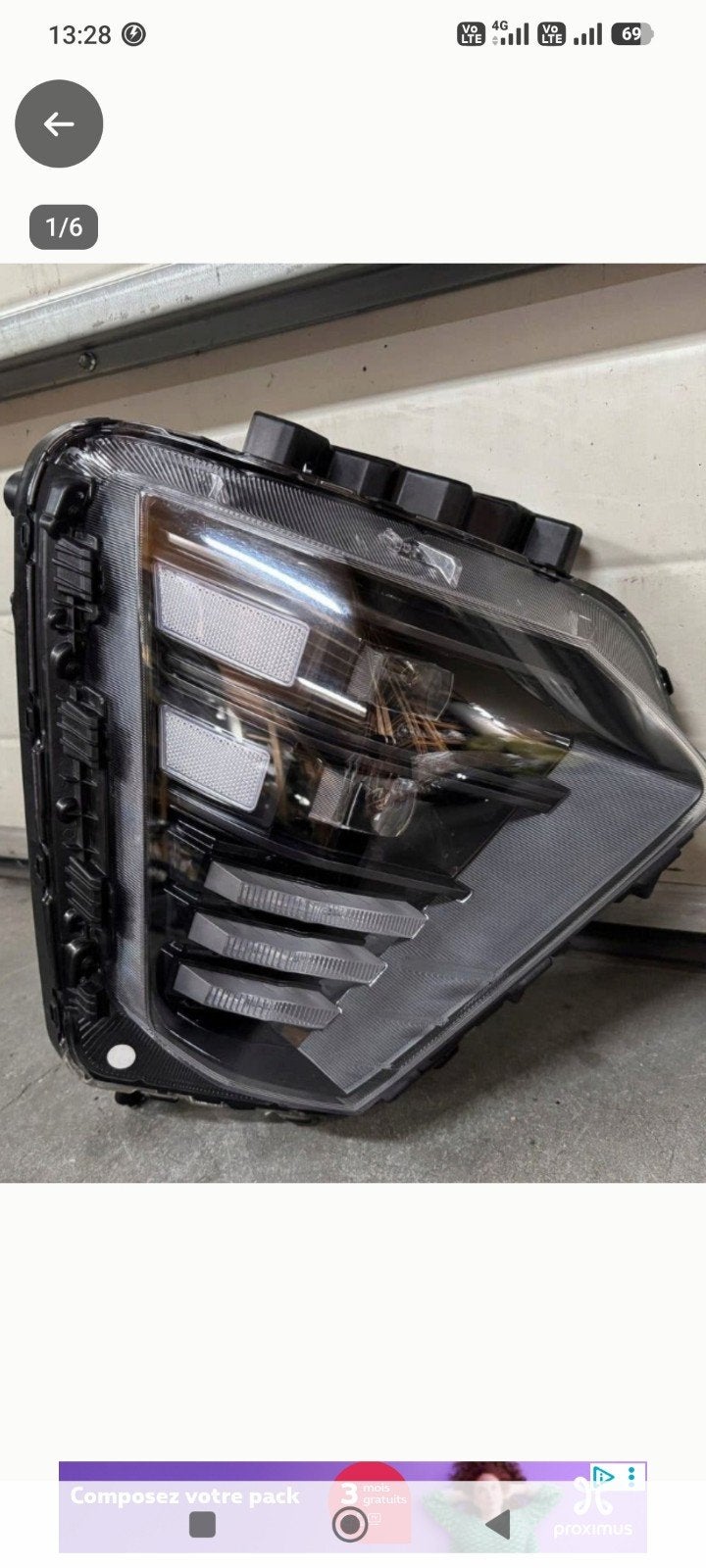 hyundai Kona 2024 phare full led 92101BE100 neuf, Ophalen, Hyundai
