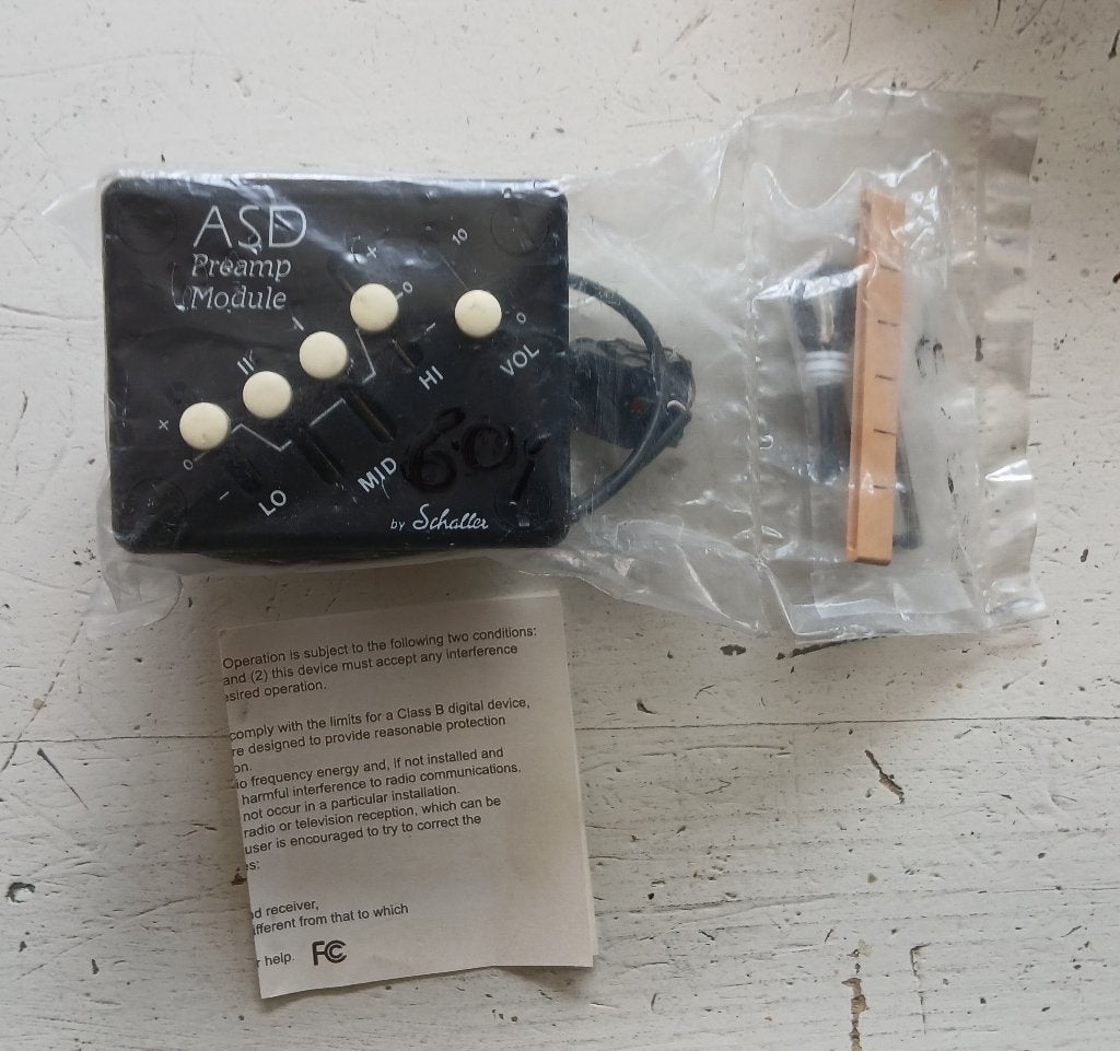 Schaller ASD 4 Band Preamp, Musique & Instruments, Enlèvement, Neuf, Guitare acoustique