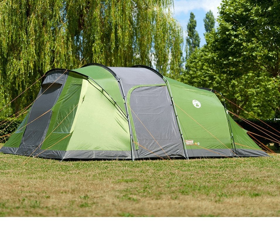 Tent Coleman Vespucci 6 personen groen/grijs, Ophalen, Zo goed als nieuw, Tot en met 6