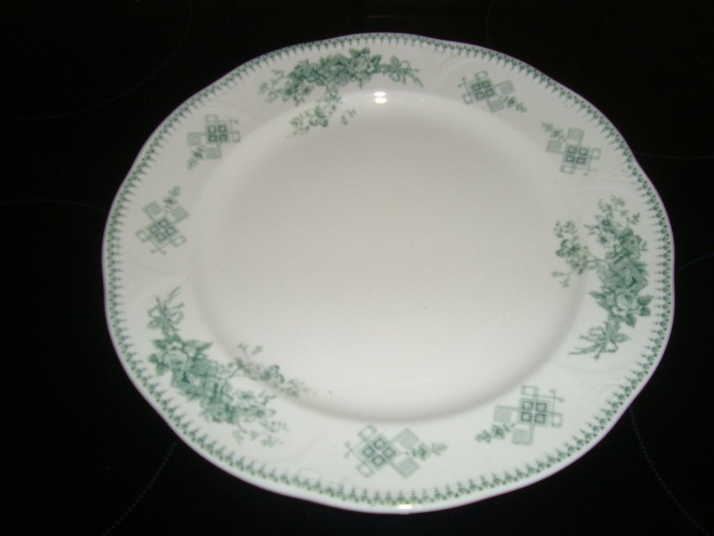 6 Platte borden Boch, decor Duchesse., Ophalen