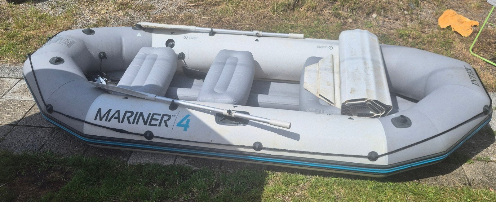 Bateau Mariner 4, Enlèvement, Gonflable