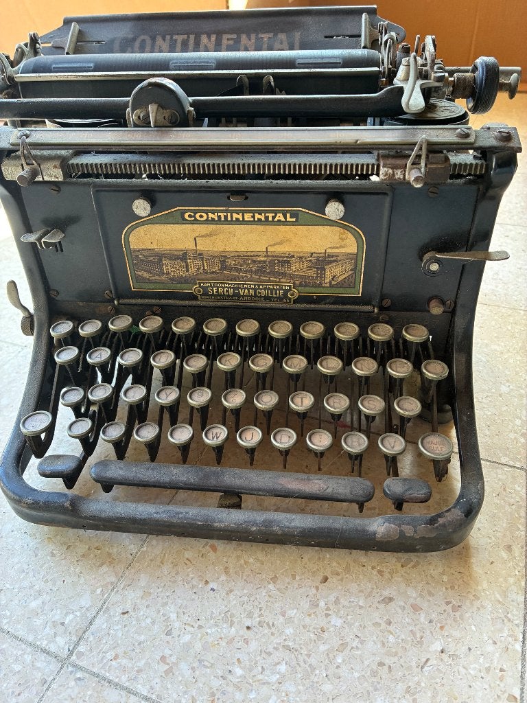 Ancienne machine à écrire Continental Standard - 1912-1920, Antiquités & Art, Antiquités | Bureau & Affaires, Enlèvement