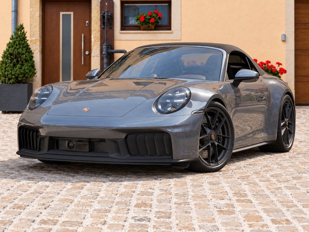 Porsche 911 Carrera GTS Cabriolet/HDMatrix/360/ACC/Burmester, Autos, Cuir, Argent ou Gris, Achat, Euro 6