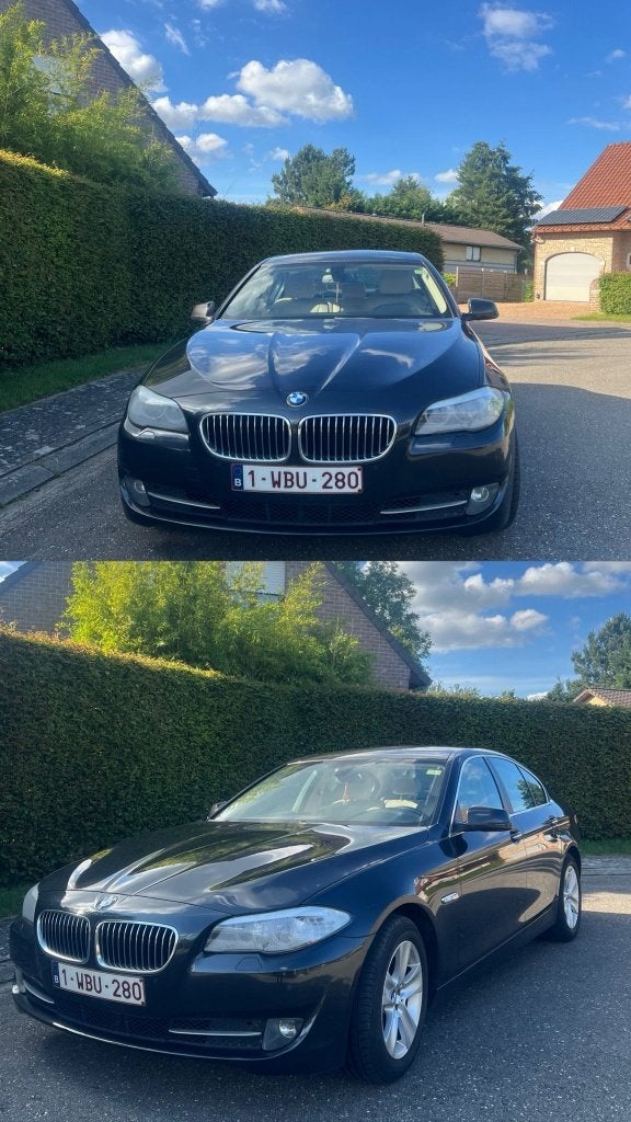 BMW 520d F10 Automaat, Autos, Cuir, Euro 5, 5 portes, Automatique