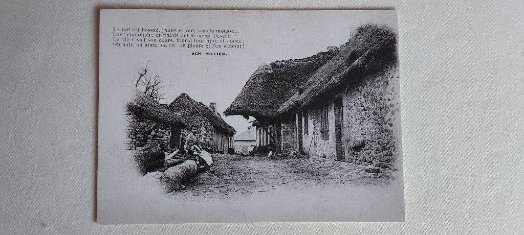 postkaart "oude typische woning in de Morvan, Bourgogne", Verzamelen, Postkaarten | Buitenland, Verzenden, Ongelopen, Frankrijk