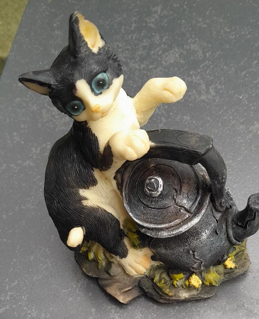 Poesje beeldje., Collections, Statues & Figurines, Enlèvement ou Envoi, Animal