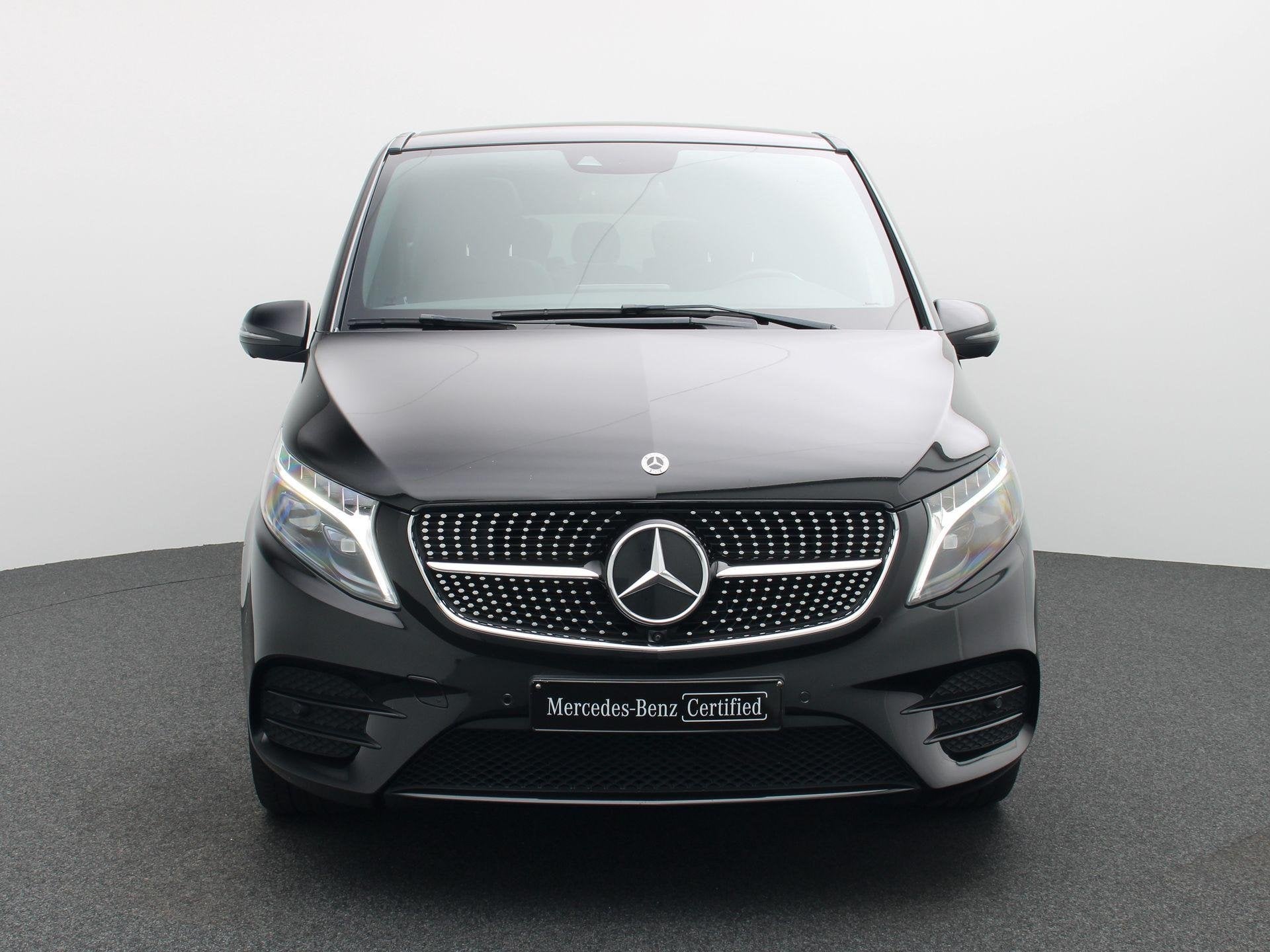 Mercedes-Benz V 300 d L2 Exclusive + BURMESTER + 7-ZIT + CAP, Automaat, Gebruikt, Zwart, 4 cilinders