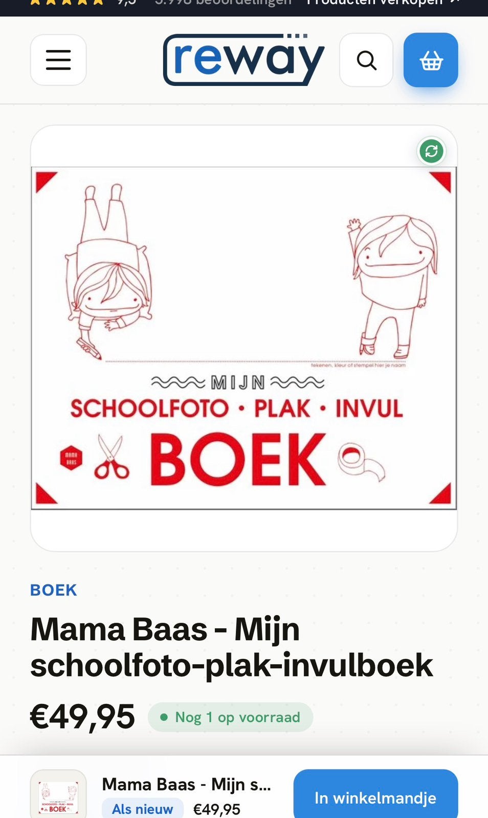 Schoolfoto inplak boek, Boeken, Ophalen of Verzenden
