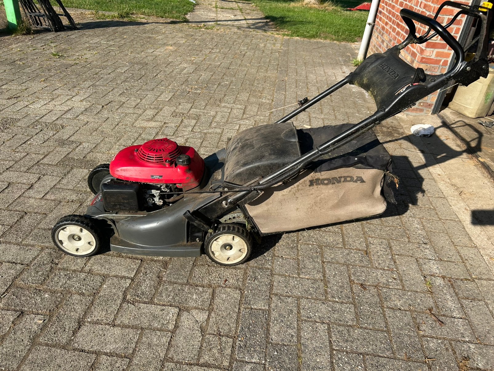 Honda Hrx 476 breed maaidek grasmaaier grasmachine, Enlèvement, Utilisé, 40 à 49 cm, Tondeuses à gazon à essence