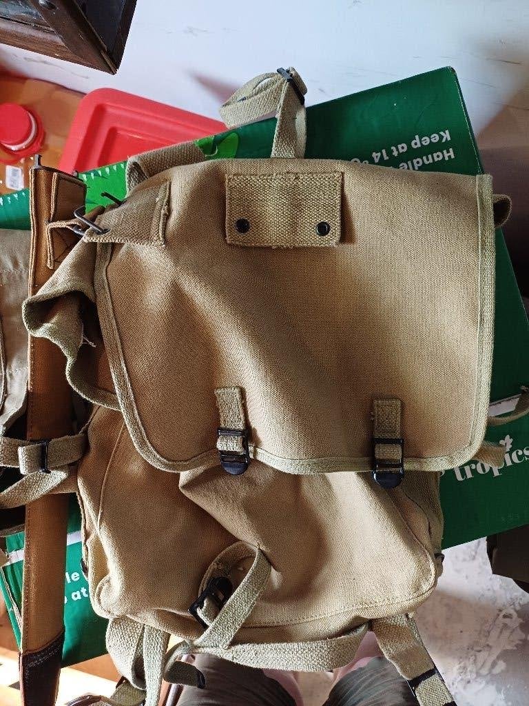 Repro USMC WO2 "782' m1941pack + extra's, Ophalen of Verzenden, Marine, Overige typen