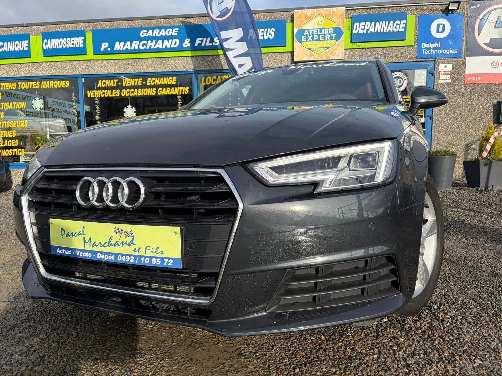 Audi A4 (bj 2019, automaat), Auto's, Automaat, Gebruikt, A4, Zwart