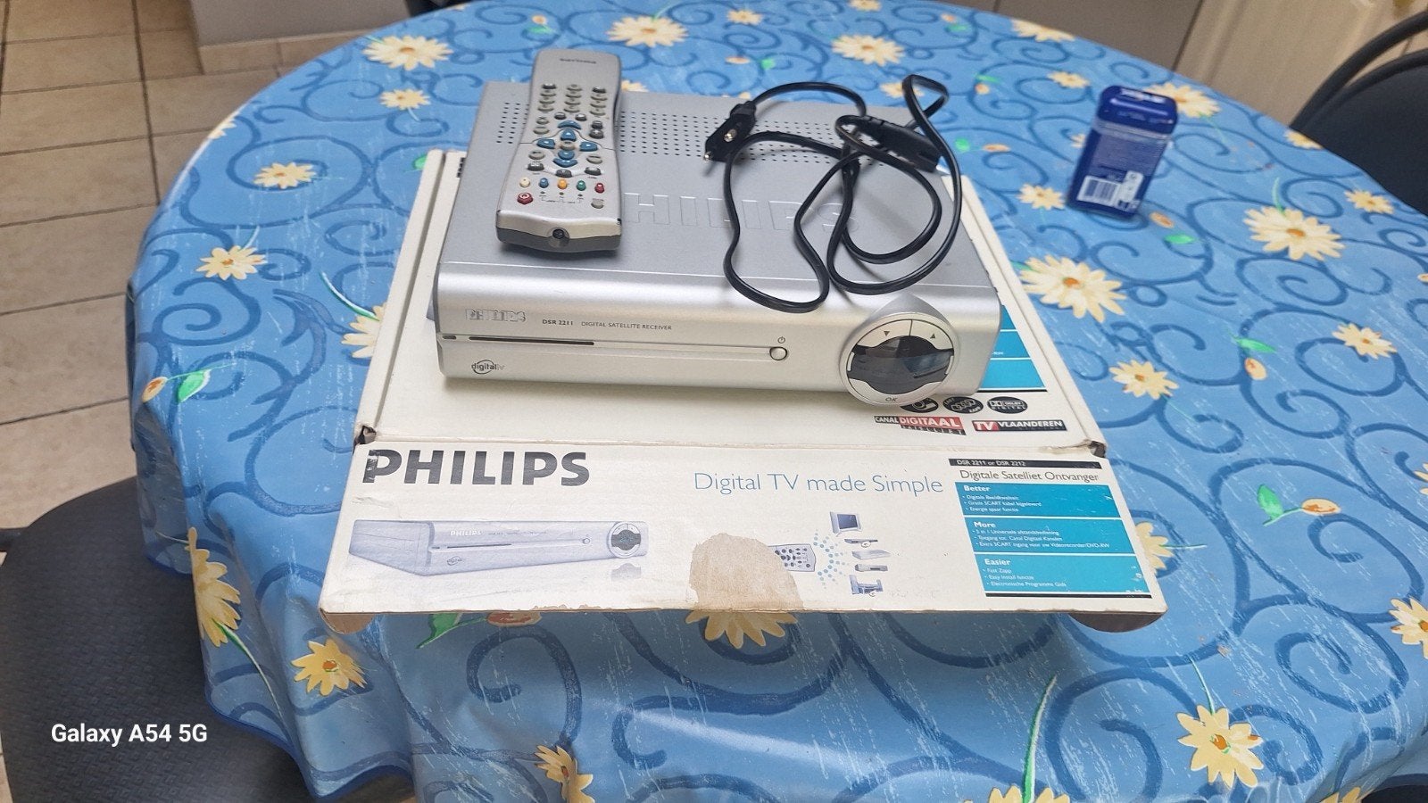 Philips digitale sateliet ontvanger, Audio, Tv en Foto, Ophalen, Gebruikt, (Schotel)antenne-accessoires, Philips